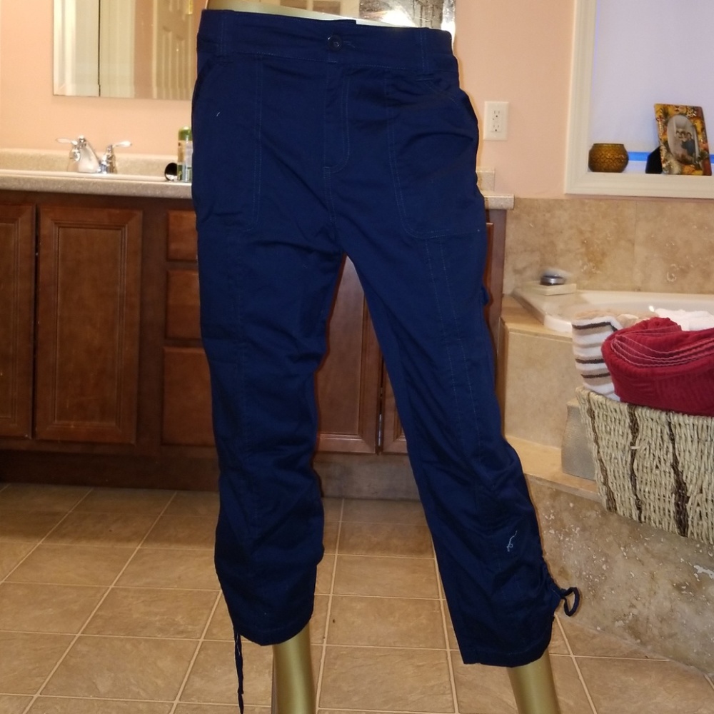Capri Classic Christopher Banks Pants Navy Blue